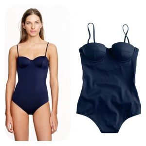 J.Crew/JCrew 6 Long Torso 1pc Swimsuit Underwire